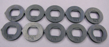 Pin Shims (pitch washers) Outboard 1/4 degree